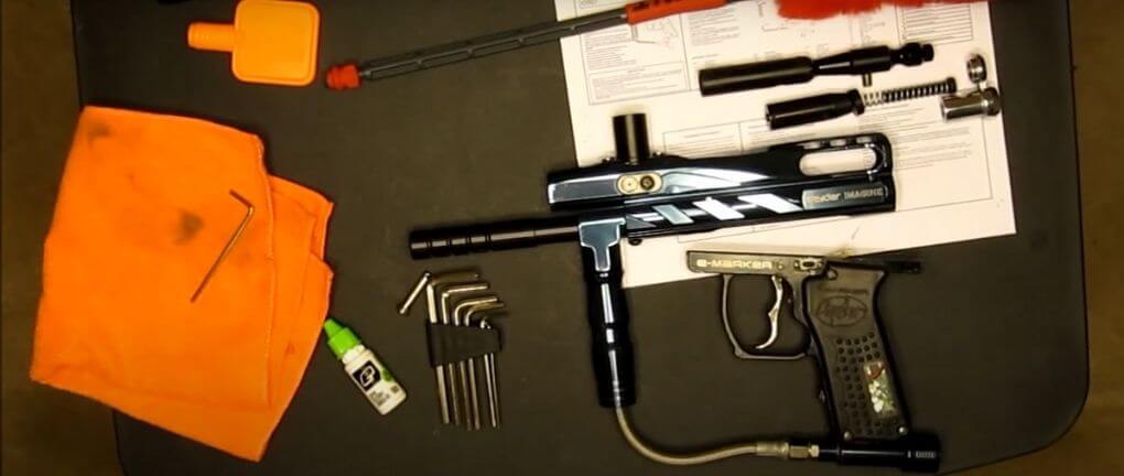 how to clean a paintball gun