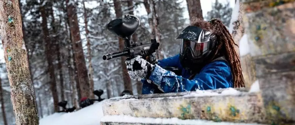 Winter Paintball